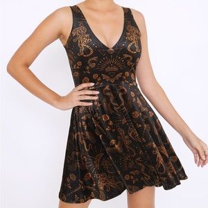 RARE BNWT Blackmilk Sacred Power Velvet Marilyn Dress